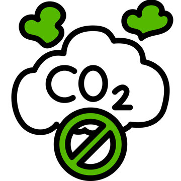 co2 one color icon