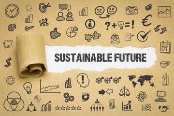 Sustainable Future - obrazy, fototapety, plakaty