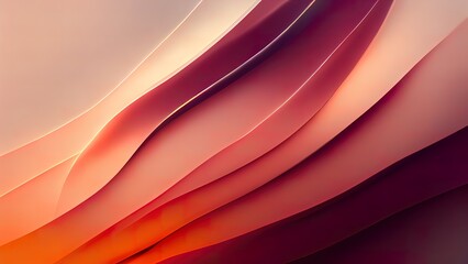 Pastel colorful background. Orange pink and purple colors. Fluid abstract geometric shapes. Ideal for web illustration or backdrops. High end wallpaper. Modern, clean textures.