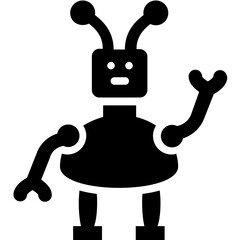 Cyborg Vector Icon