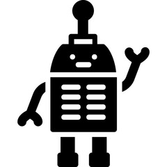 Cyborg Vector Icon