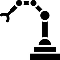 Industrial Arm Vector Icon