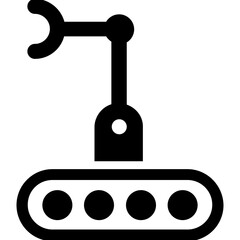 Industrial Arm Vector Icon