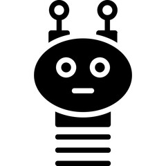 Robot Face Vector Icon
