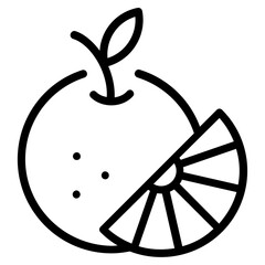 Get this amazing linear icon of healthy food 