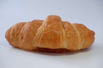 Delicious Butter Croissant in the morning of work.