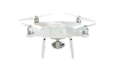 Transparent PNG Drone UAV In Flight.