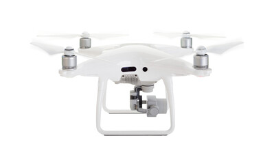Transparent PNG Drone UAV In Flight.