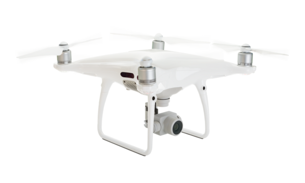 Transparent PNG Drone UAV In Flight.