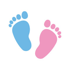 Baby foot print