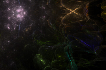 abstract fractal background. color fireworks. Abstract painting multicolor texture. motion holiday background. Modern multicolor futuristic dynamic pattern. Fractal artwork for creative graphic design