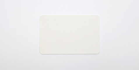 Empty  Blank texture canvas paper card with copy space for your text message. Minimalism style template horizontal long background.