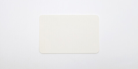 Empty  Blank texture canvas paper card with copy space for your text message. Minimalism style template horizontal long background.