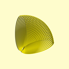 3D Illustration or 3D Rendering object