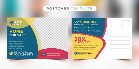 Real Estate Postcard Design Template