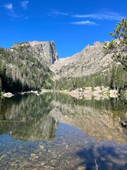 Hiking In Rocky Mountain Nation Park Colorado To An Alpine Lake