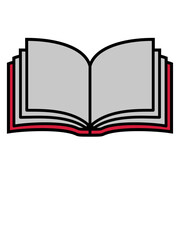 Schule offenes Buch Seiten 