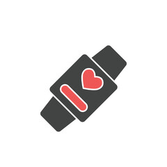 Fitness tracker smart watch icons  symbol vector elements for infographic web