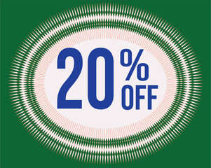 twenty percent discount on sight enjoy