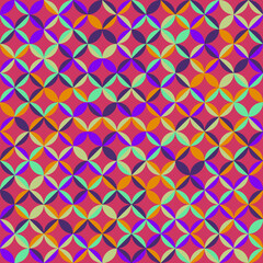 Color Rhombus tile tessellation pattern illustration