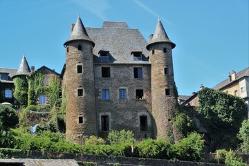 Fototapeta na wymiar Château Pontier à Uzerche (Corrèze)