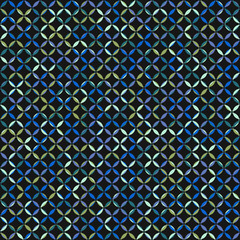 Fototapeta premium Color Rhombus tile tessellation pattern illustration