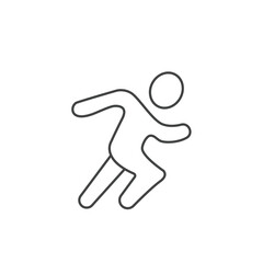 man running icons  symbol vector elements for infographic web