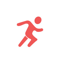 man running icons  symbol vector elements for infographic web