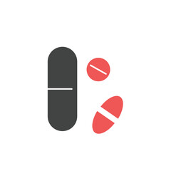 Vitamins, food supplement icons  symbol vector elements for infographic web