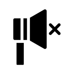 Mute icon. Sound Off sign. vector illustration