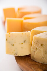 Assorted cheese plater andean peruvian dairy food