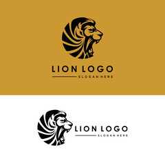 Lion King Abstract Logo