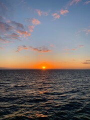 Sonnenuntergang aufm Meer 