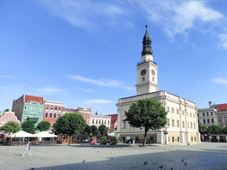 18.07.2022 Town Hall in Leszno. Greater Poland Voivodeship, Poland
