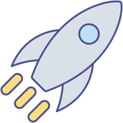 Missile Isolated Vector icon which can easily modify or edit

