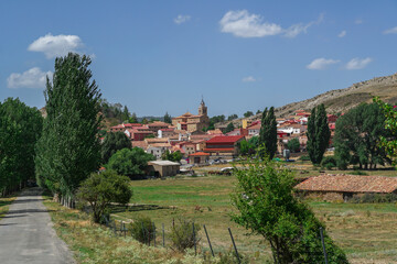 Fototapeta na wymiar Vistas panorámicas de Arroyo Frías en Teruel
