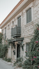 Fototapeta na wymiar Historical and touristic buildings in İzmir Çeşme and Alaçatı.