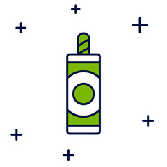 Filled outline Firework icon isolated on white background. Concept of fun party. Explosive pyrotechnic symbol. Vector