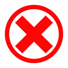 Fototapeta premium Close icon.