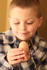 Fresh morning egg
