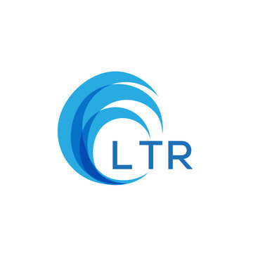 LTR letter logo. LTR blue image on white background. LTR Monogram logo design for entrepreneur and business. LTR best icon.
