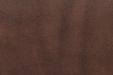 Fototapeta premium Smooth genuine brown color leather