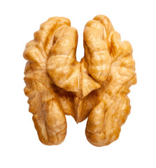 walnut isolated on transparent background,