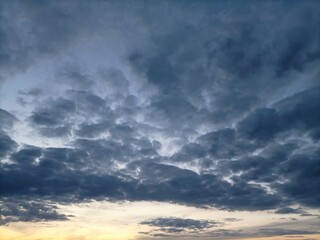 Fototapeta premium clouds in the sky - sky replacement image for photo edit