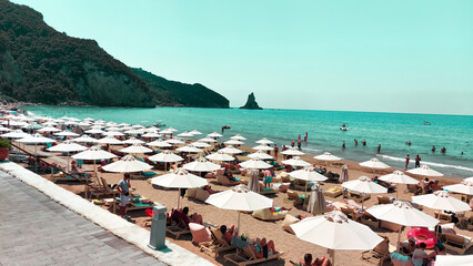 Obraz premium Agios Gordios Beach, Corfu, Greece
