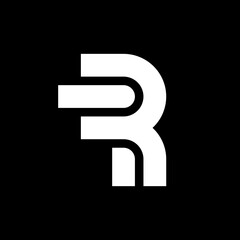 Letter RF FR creative monogram logo