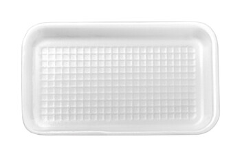 Plastic food box isolated