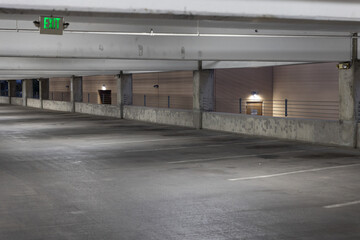 Empty Parking Garage