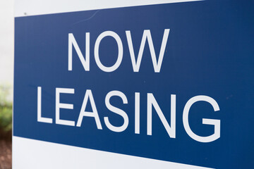 Now Leasing Sign