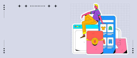 Red envelope pull new promotion vector use concept illustration
